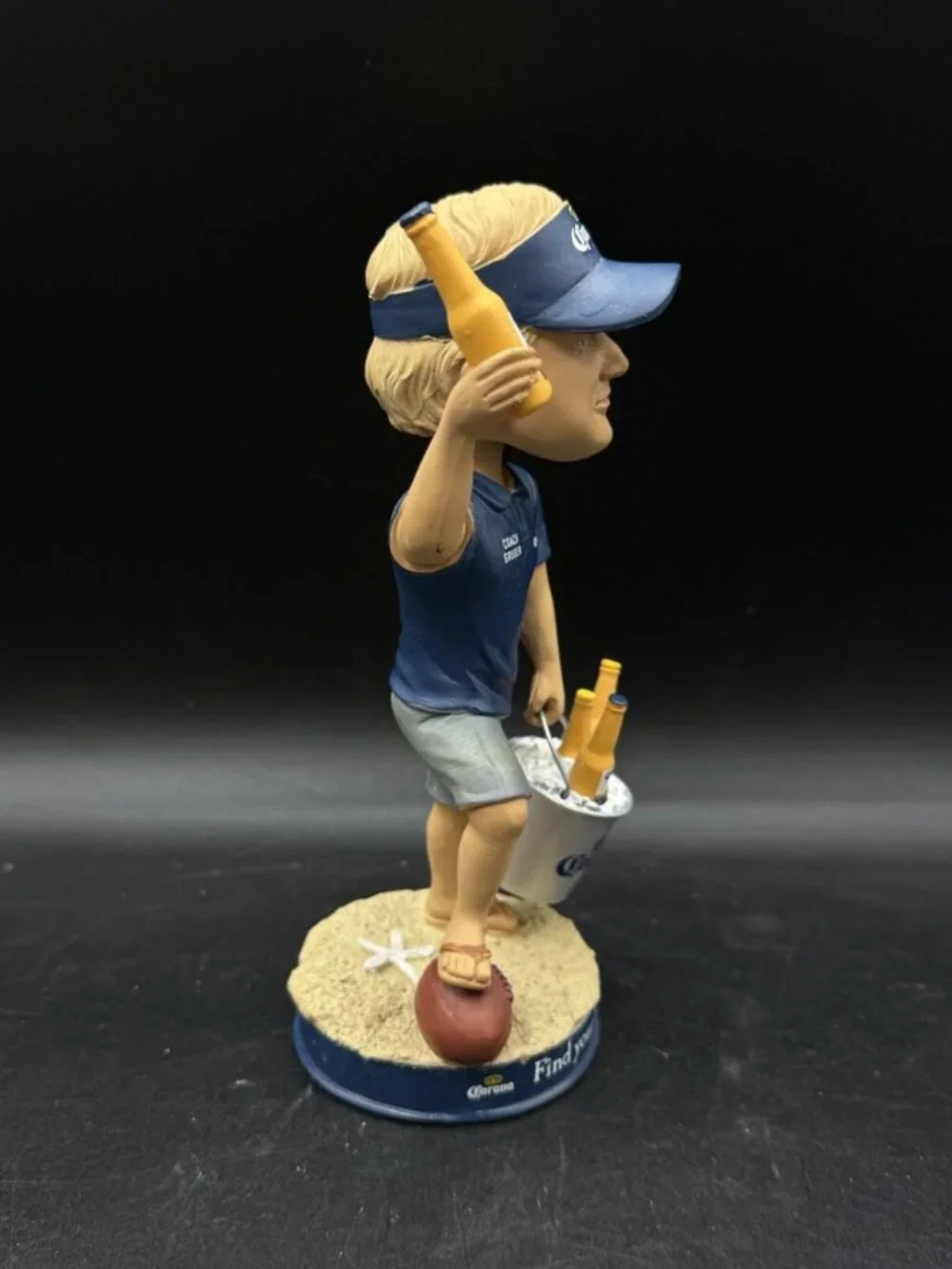 Jon Gruden 7” Bobblehead Corona Light Oakland Raiders Tampa Bay Buccaneers READ